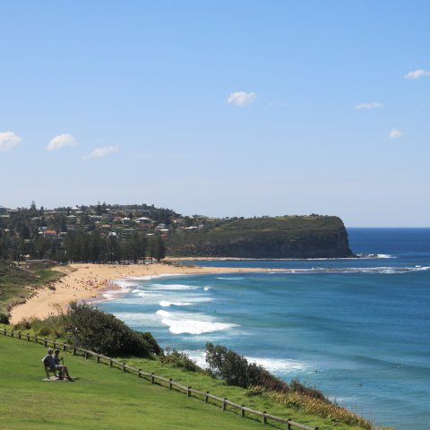 view to Mona Vale Beach