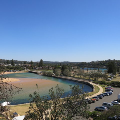 view to Narrabeen Lake